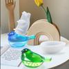 FineInno Форма для хранения птиц из смолы 3D Силиконовые формы животных Банка для украшений Форма для заливки эпоксидной смолы с крышкой Бутылка для свечей своими руками Контейнер для мелочей