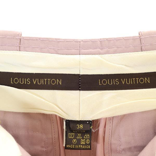 LOUIS VUITTON Made in France Pants 38 Pink Women Used