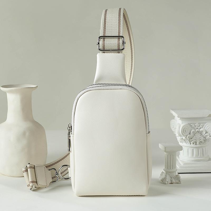 Простые модные и универсальные мужские и женские модели, маленькая нагрудная сумка, женская сумка, мягкая кожаная женская сумка через плечо, роскошный минималистский дизайн