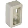 Panasonic Cosmo Series Wide 21 Exposure Expansion Box for 1 Switch Round White Height 48mm WVC7101W