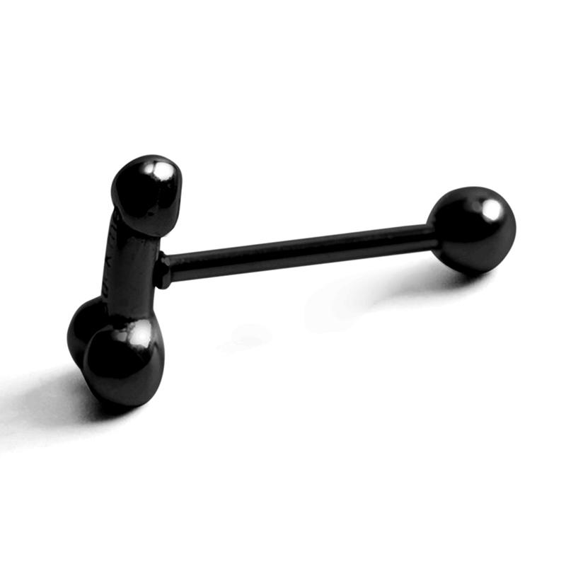 1шт сексуальные мужчины генитальный пирсинг языка шарики Suckme язык кольца ювелирные изделия для тела