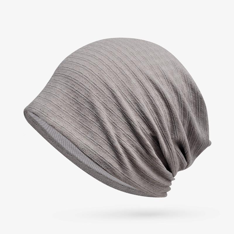 Women's Breathable Thin Cotton Pullover Hat - Spring/Summer Headscarf, Confinement, Sleep, and Outdoor Leisure Cap.