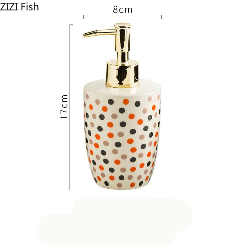 Креативный керамический дозатор для мыла, бутылка для мытья рук в отеле, шампунь, гель для душа, раздельная бутылка, аксессуары для ванной комнаты