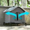 Всепогодный и утепленный уличный домик для кошек, теплое укрытие для бездомных/уличных кошек