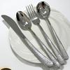 304 Stainless Steel Tableware High Appearance Level Hotel Western Restaurant Knife, Fork and Spoon Unibody Tableware Set
