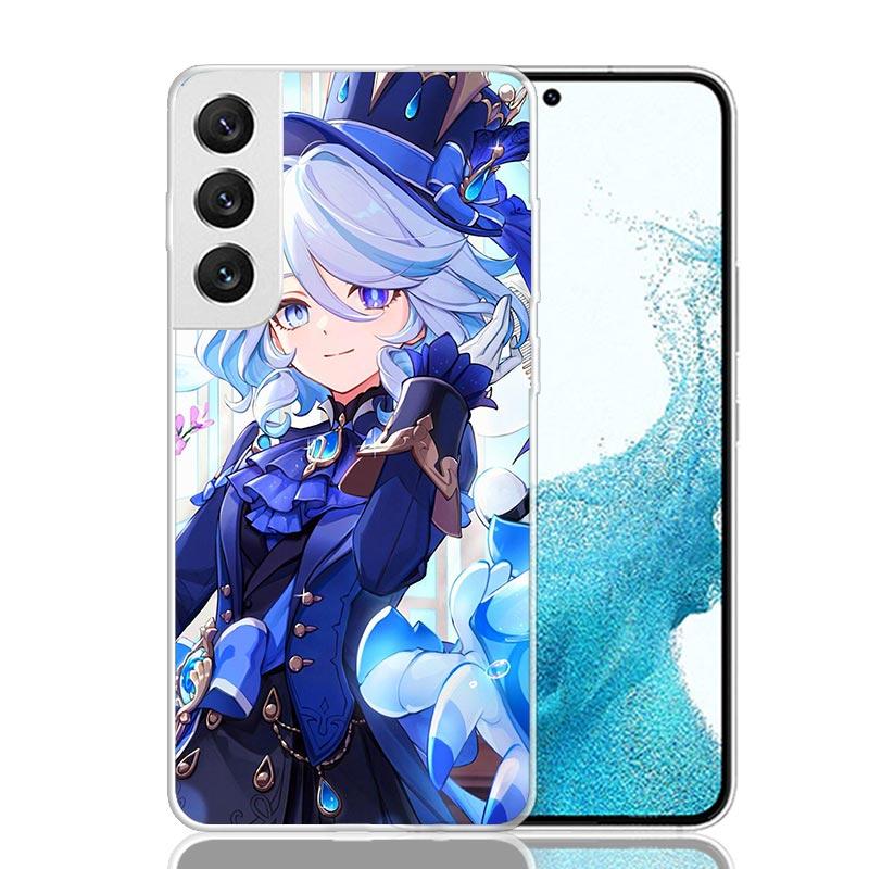 Чехол для телефона Genshin Impact Furina для Samsung Galaxy S26 S25 Edge S24 S23 FE S22 Ultra S21 Plus S20 + Fundas Cover Coque Galaxy S