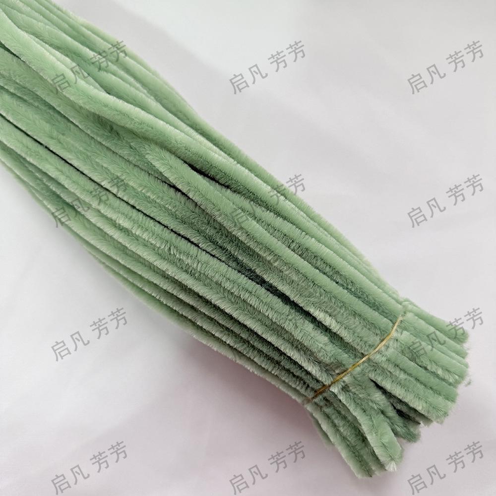 8mm Macaron Color Encrypted Twist Ties Chenille Stems for DIY Toys