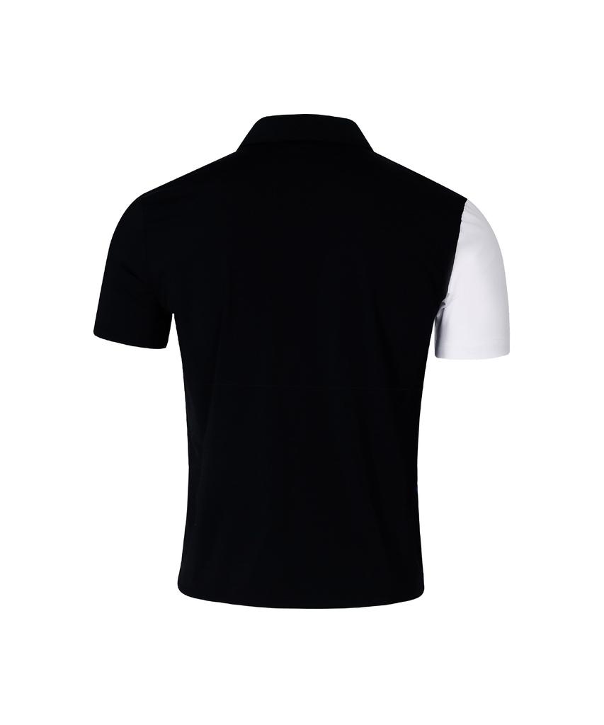 CREVE9 Geometric Color Polo Shirt