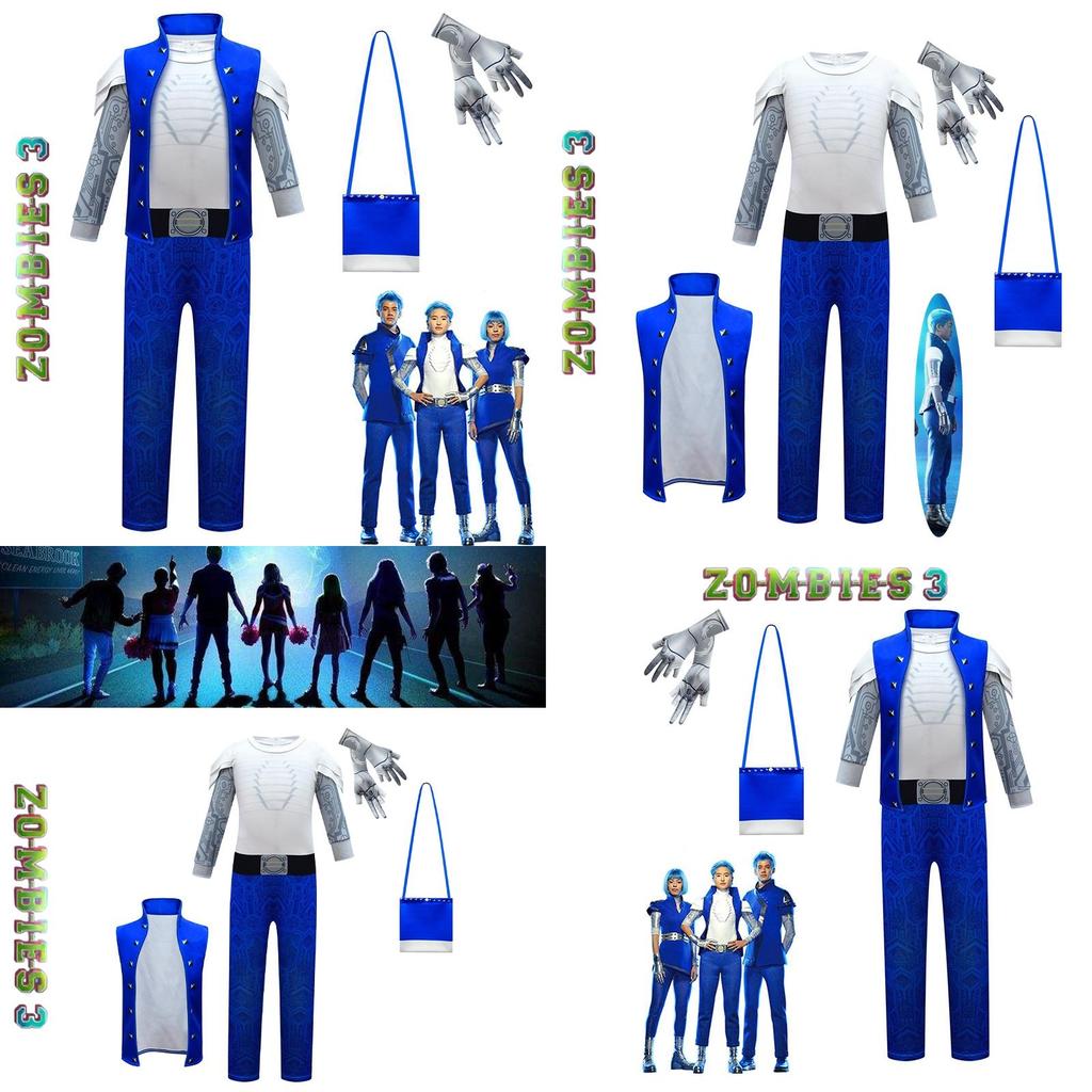 Bright And Durable Zombie 3 Alien Cosplay Costume For Kids Perfect For Halloween And Carnivals