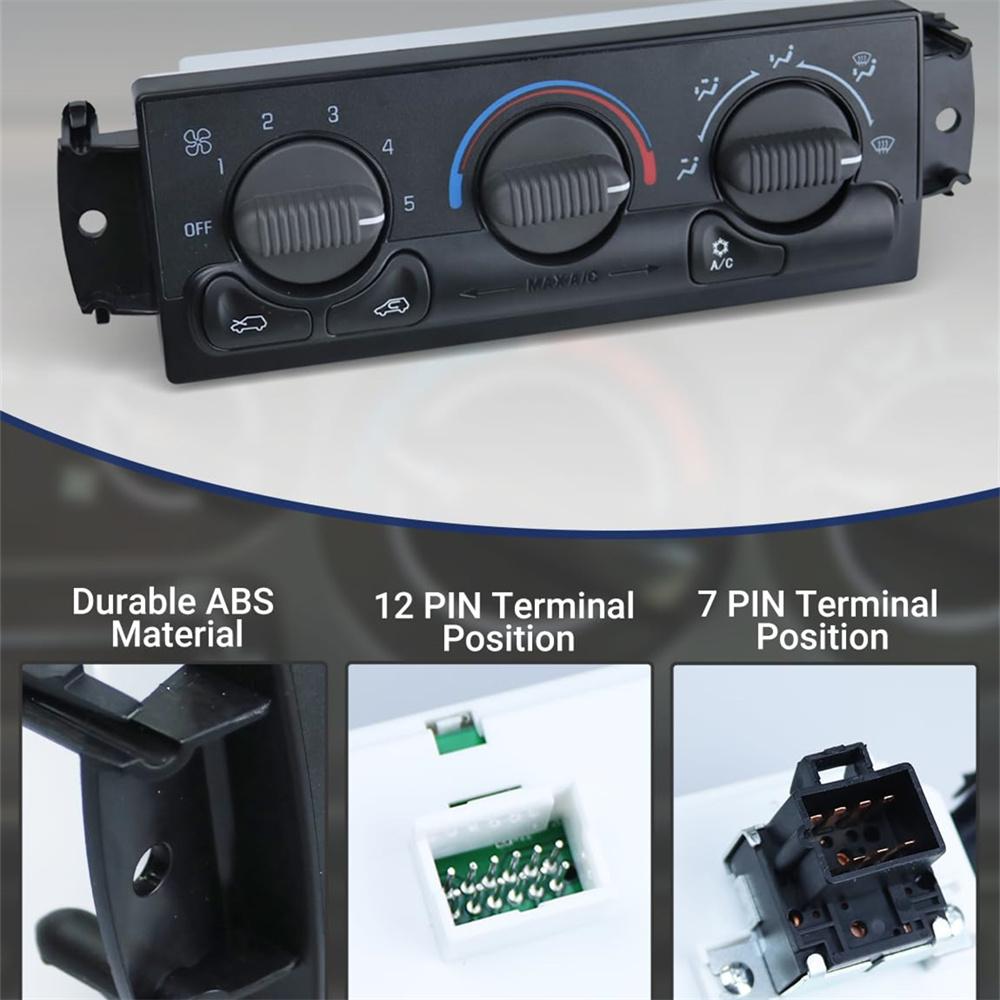 AC Climate Control Module Panel For Chevrolet Silverado GMC Sierra Yukon 599-266