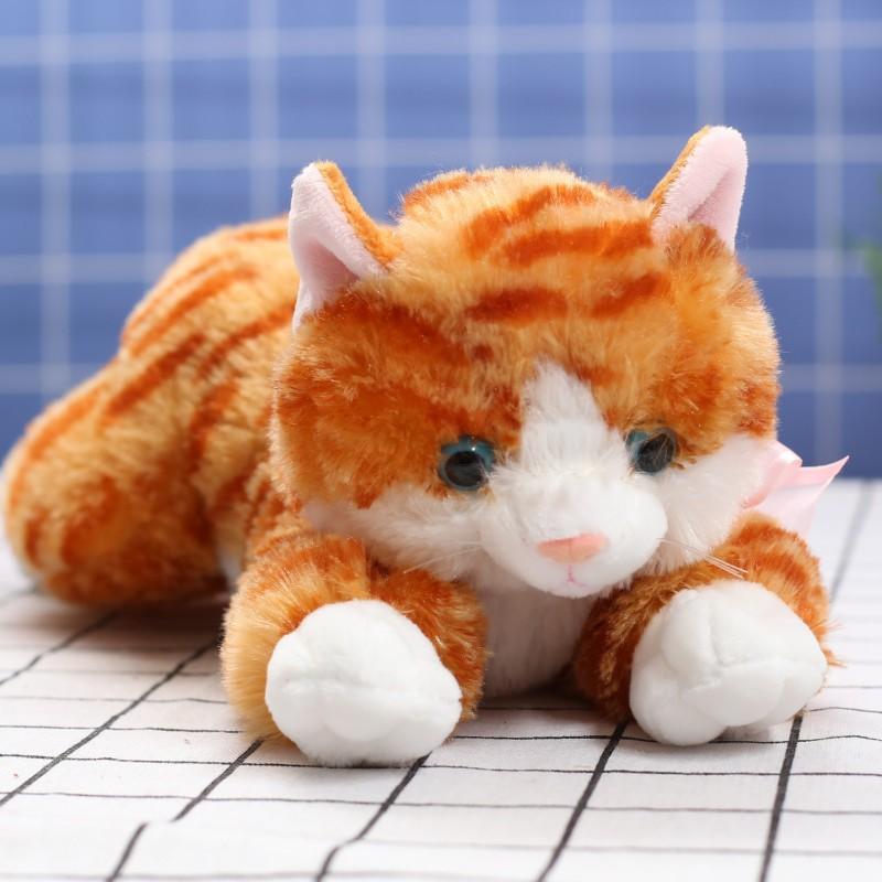 Имитация Кошки Плюшевые Игрушки Куклы, Поющие Вечеринка Котята Куклы, Детские Подарки на День Рождения, Спящие Куклы