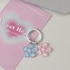 Cherry Blossom Jelly Sakura Pendant Keyring Simulated Translucent Flower Doll Pendant  Girls