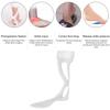 1PC Drop Foot Brace Leaf Spring Splint, Ankle Stabilization Orthosis Support for Stroke,Achilles Tendon Contract