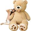 MIXUS Plush Big Stuffed Stuffed Подушка Giant Stuffed Toy Extra Bear Decoration Bear/Bear Toy/Large Toy/Teddy Bear/Stuffed Bear/Hugging Toy/Mягкая игрушка