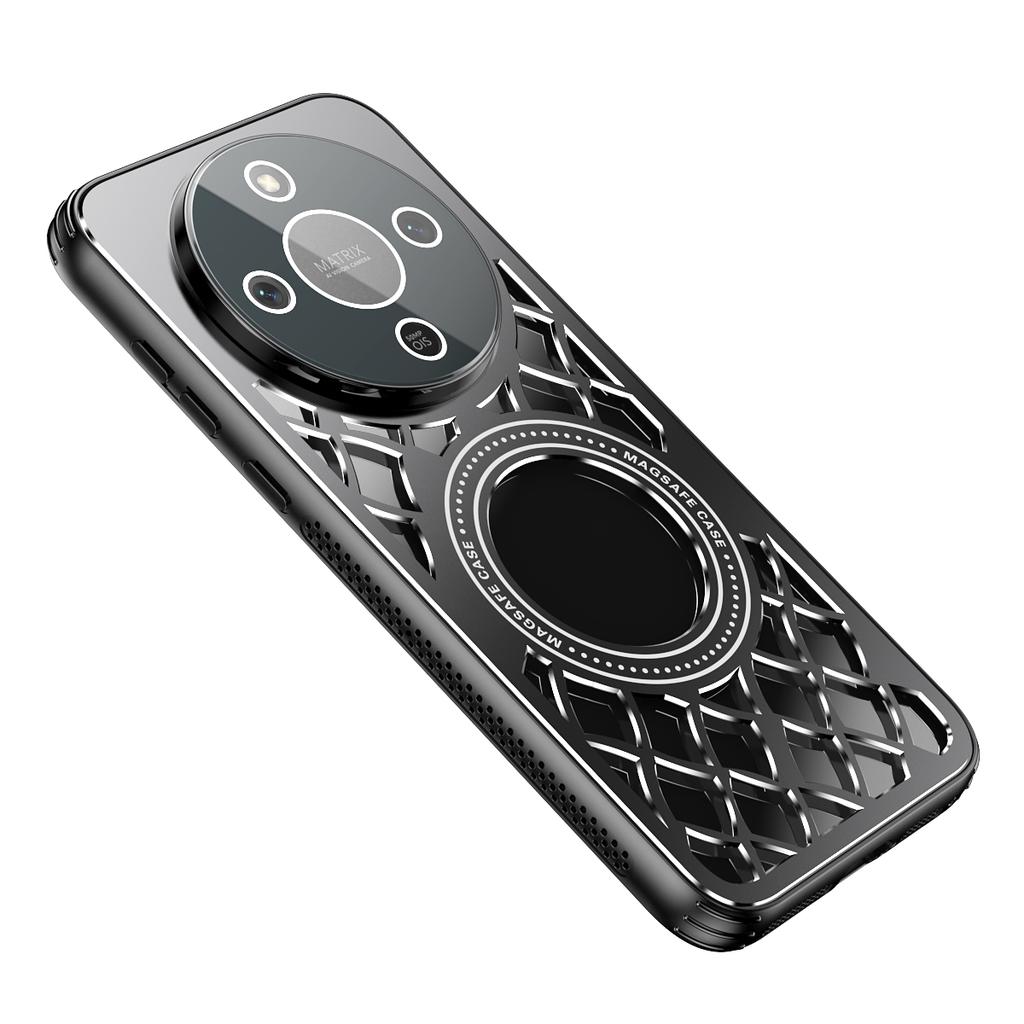 Чехол из алюминиевого сплава с магнитным креплением для отвода тепла Honor X9D для Honor Magic 8 Lite, беспроводная зарядка, защитная пленка для объектива, противоударный чехол для X70 X9D