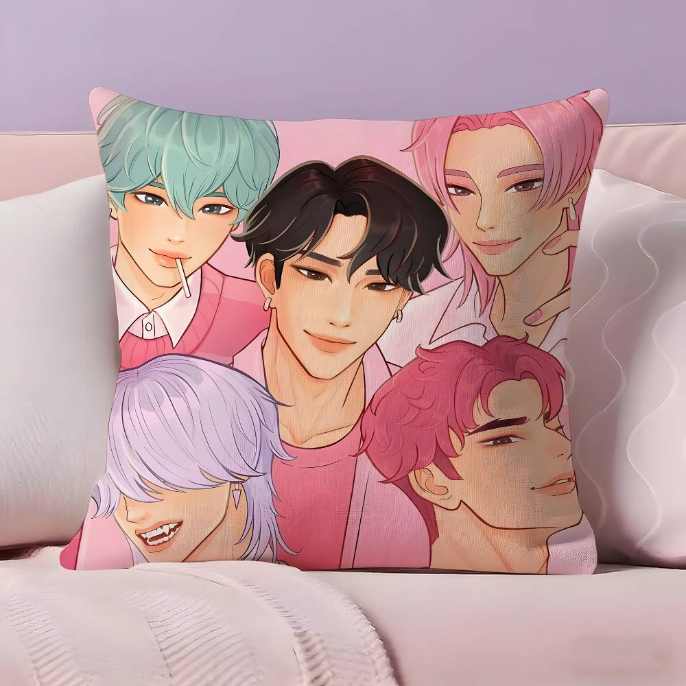 Горячий K-Pop S-Saja Чехол для подушки Наволочка Ультрамягкая Ткань, приятная к коже Комфорт как облако и Скрытая молния