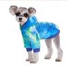 Pet Clothes Autumn Winter New Clothing Poodle Golden Retriever Labrador Medium Large Dogs Fashionable Tie Dye Two Legged Hoodie
