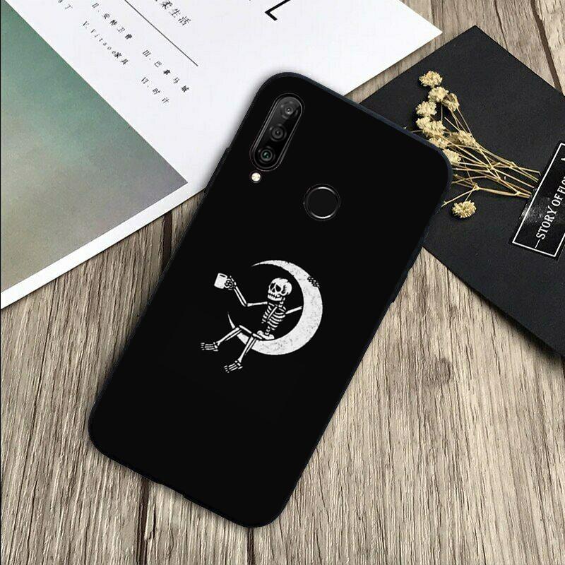 Арт Скелет Для Huawei Nova 8i 11i 12i 12s 9 10 SE Y60 Y70 Y90 Y72 Y73 Y61 Y91 P60 Pro P30 P40 Lite Чехол