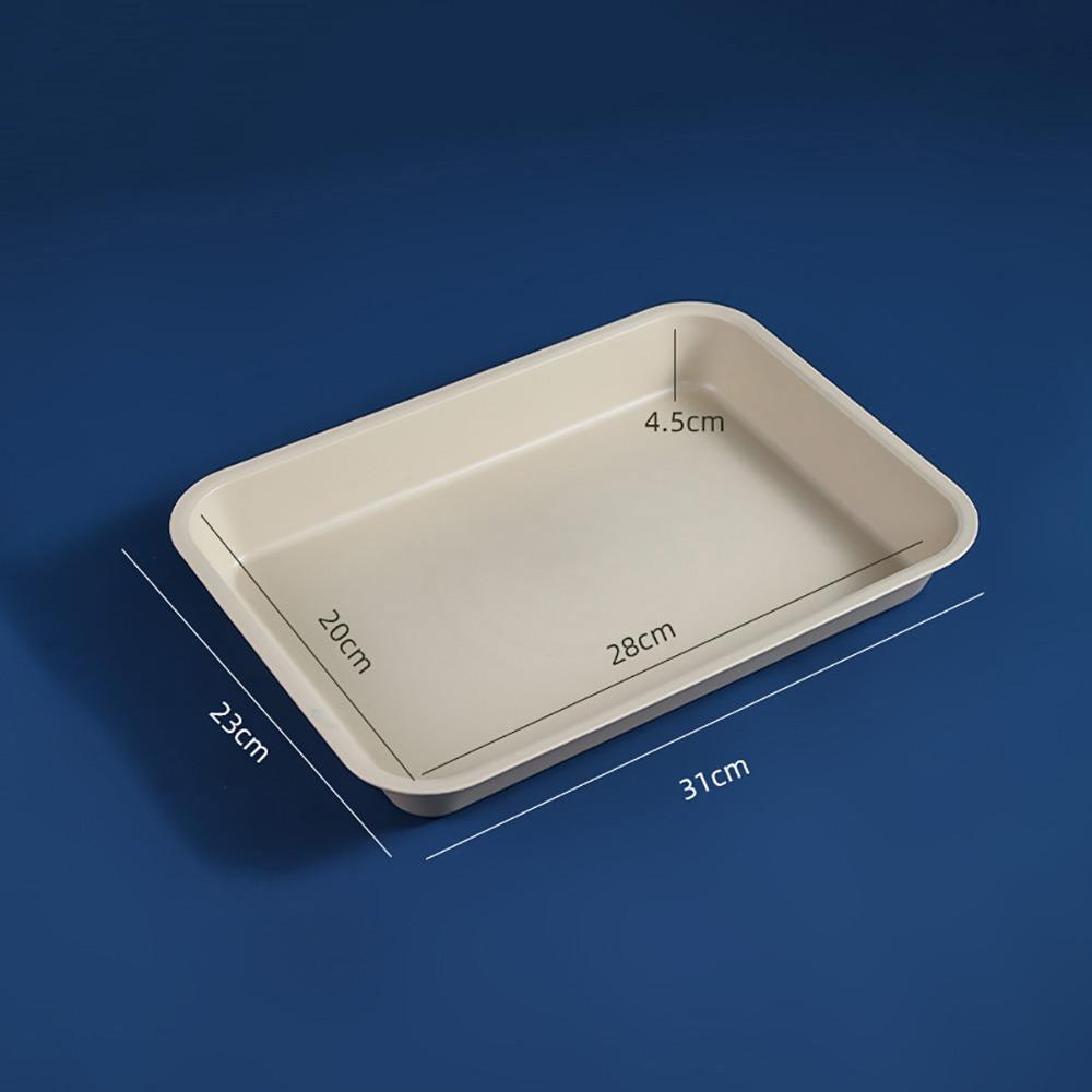 High Quality Multicolor Serving Tray Plastic Rectangle Storage Tray Anti-Slip Multi-sizes Food Tray Fruit Dessert