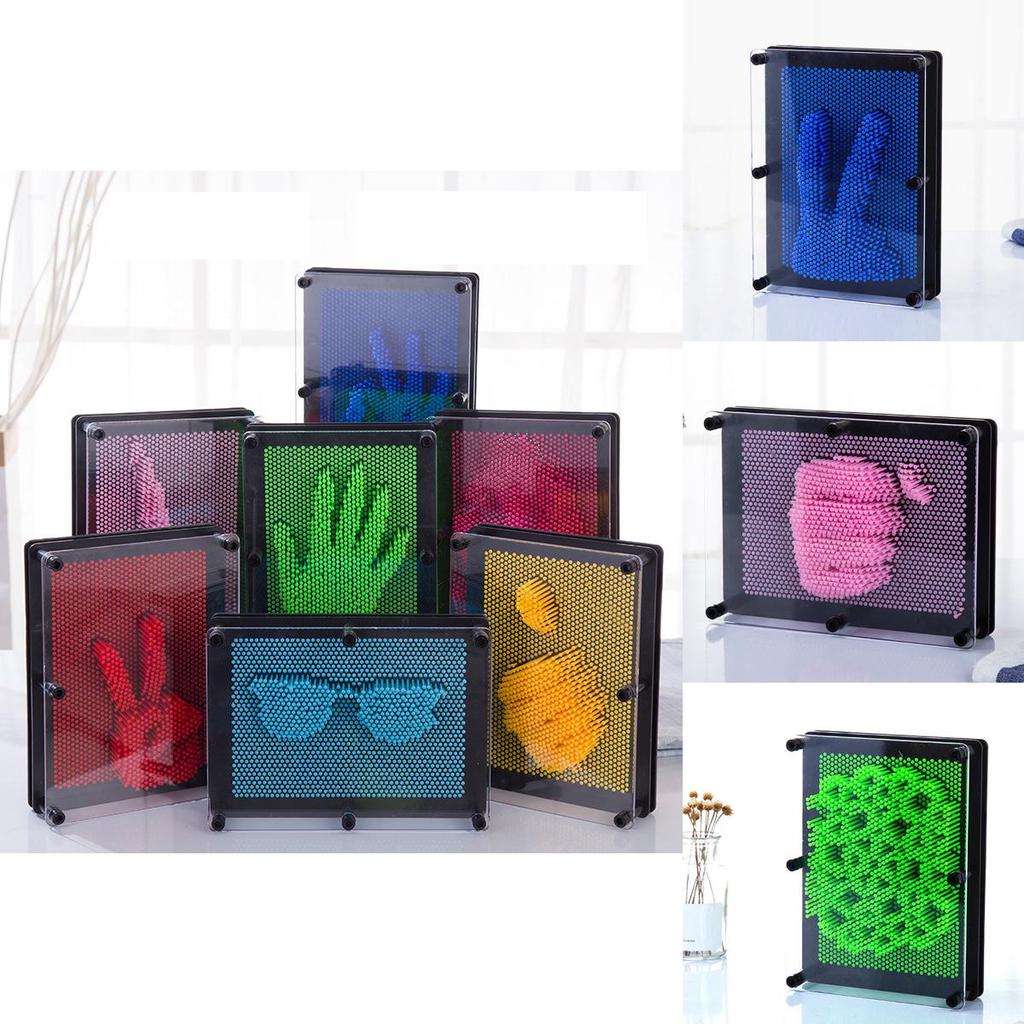 Timeless Funny Game 3d Clone Shape Pin Art Pinscreen Hand Mold Toy For Creative Fun