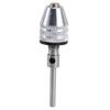 Keyless Drill Chuck Impact Driver Adapter Converter 3 Jaws 18in Round Shank 0.3?3.4mm Silver