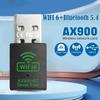 900Mbps USB WiFi 6 Adapter Bluetooth 5.4 Adapter Wireless Network Card 2.4G&5GHz Dual Band WiFi LAN Receiver For Win 10 11 Driver Free