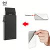 Защита от кражи Картхолдер Минималистичный Умный кошелек RFID Защита Алюминиевый Металлический Ящик Чехол-держатель для карт Porte Carte