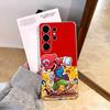 Мультяшный чехол для телефона S-Super M-MarioS Bros для Samsung S25,S24,S21,S22,S23,S30,Ultra,S20,Plus,Fe,Note,10,9,5G Прозрачная крышка
