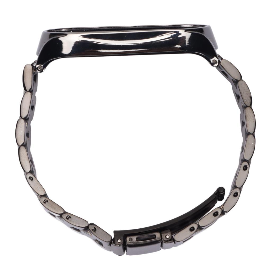 Smartwatch Wrist Band Strap Stainless Steel Anti Lost with Double   Folding Buckle for   Band 6