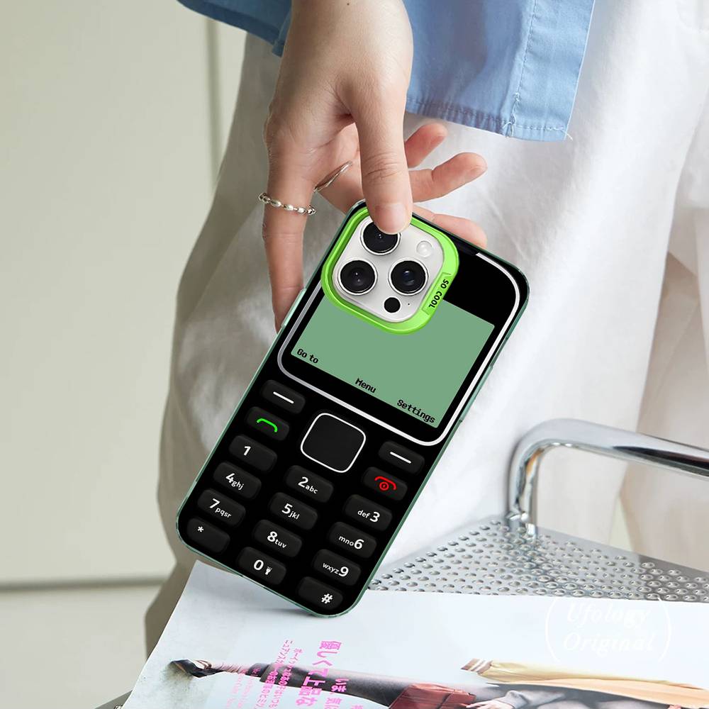 Крутая чехол-Nokiaes для телефона iPhone 17 16 15 14 13 12 11 Pro Max Цвет Черный Матовый Чехол
