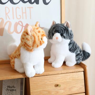 Милая имитация кошки плюшевая игрушка кавайная мягкая игрушка кошка плюшевая кукла домашний декор подарки для девочки
