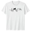 Akita Dog Heartbeat TShirt Gift For Him And Her