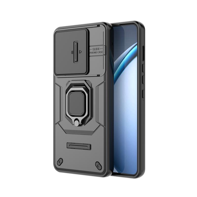 Чехол с выдвижным окном для Oppo K13 Turbo Pro, противоударный, с кольцом-держателем, магнитная крышка, чехол для Oppo K13Turbo Pro, чехол для Oppo K13 Turbo Pro