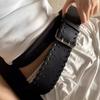 Y2k Women Wide Belt Woven Western Cowboy Belt Versatile PU Leather Waistband  Women