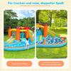 Outdoor Water Park Children Bouncy Castle Multifunctional with Inflatable Blower Double Slide Bouncing Castle