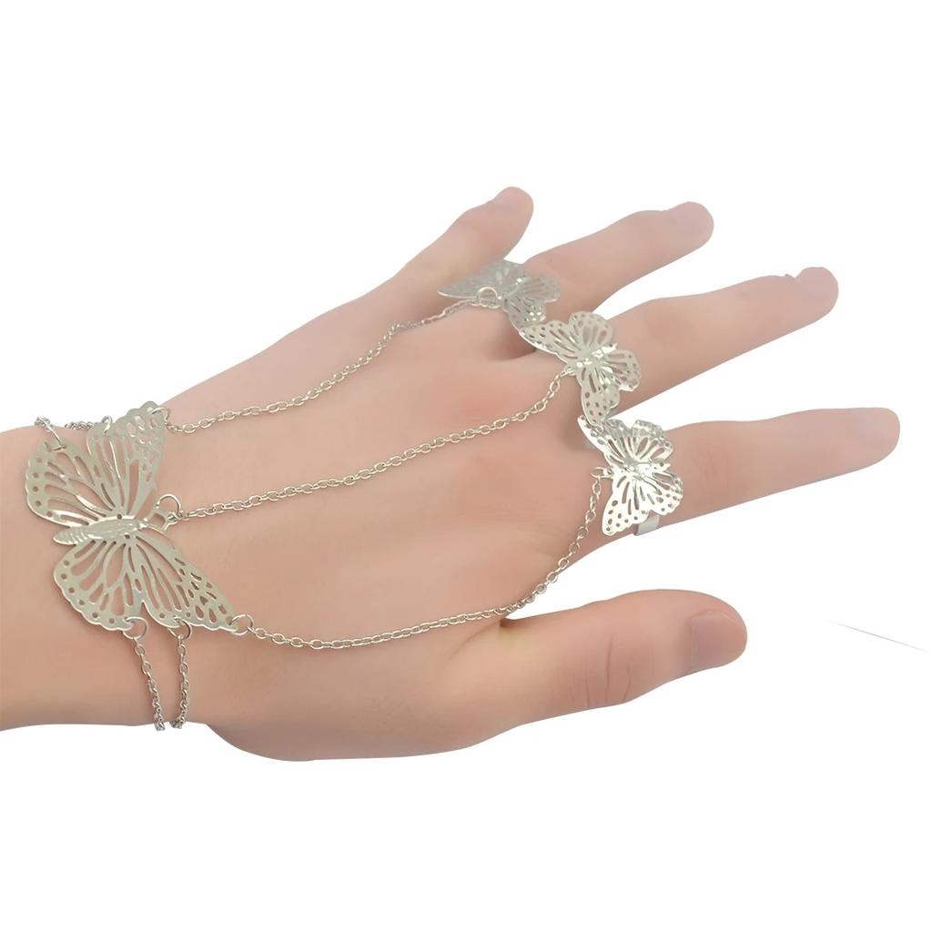 Bohemian Coin Charm Slave Bracelets For Women Vintage Silver Color Bracelet Gypsy Ethnic Tribal Festival Indian Jewelry Turkish