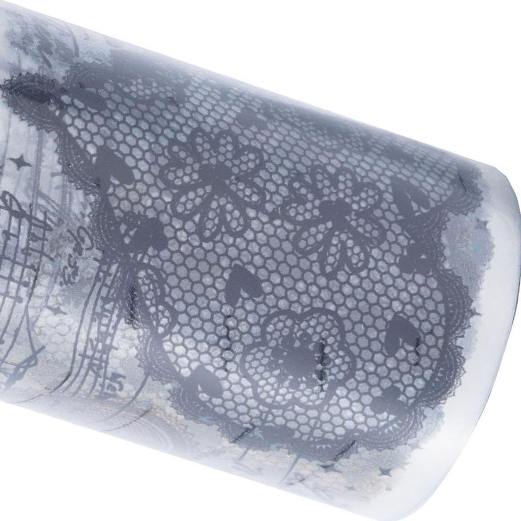 Рулон наклеек PET, простая в использовании многоразовая изысканная кружевная лента для скрапбукинга, альбома, журнала