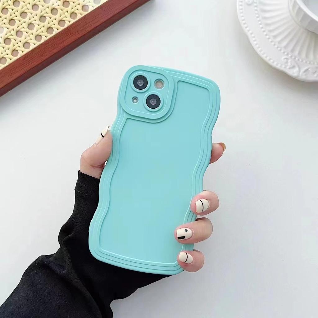 Милый карамельный волнистый чехол для телефона для iPhone 15 14 13 12 mini 11 Pro Max XS X XR 7 8 Plus, мягкий силиконовый защитный чехол-бампер