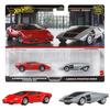 Hot Wheels Premium 2-Pack Lamborghini Countach LP5000 QV/Lancia Stratos Zero Vehicle Toy Diecast 3+ JBL02 1/64