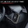 For Mazda CX-60   Carbon Fiber Car Front Dashboard Air Vent Outlet Cover Trim Frame Sticker Replacement Accessories RHD-