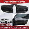 Накладка на зеркало заднего вида для BMW 5 6 7 G30 G38 G11 G12 2016 2017 2018 Защита от царапин Внешний аксессуар для автомобиля Декорация