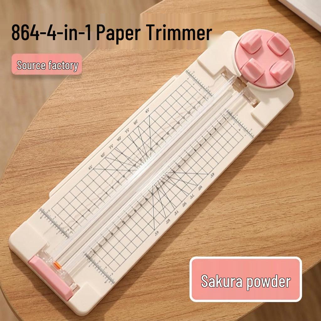 4-in-1 DIY Paper Cutter for Scrapbooking: Trimmer, Perforator, and Manual Cutter
