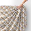 Royal Samt Stoff Polyester Zum Nähen - Motiv Hunde Knochen