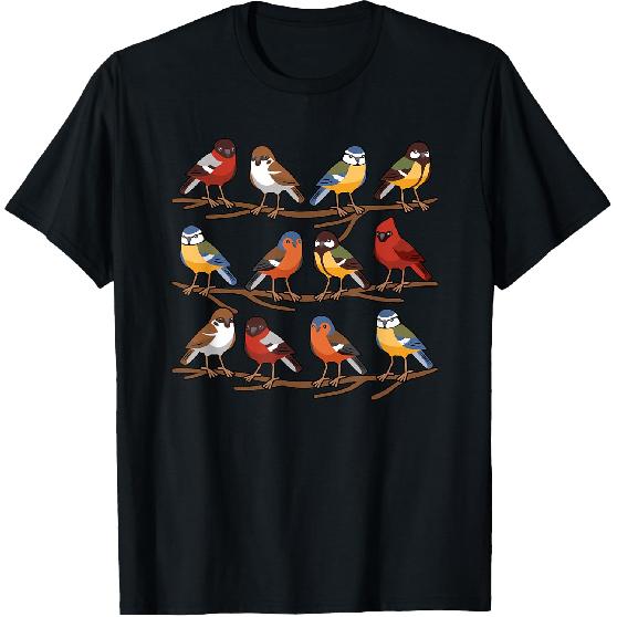 Bird Lover Birding Birdwatching Men T-Shirt