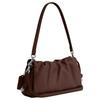 Coach Faye 26 Logo Drawstring Magnetic Closure Smooth Leather Cloud Bag Women Handbags Maple CV529-SVMPL
