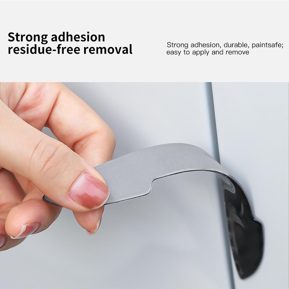 YZ For Tesla Model 3 Y Juniper Highland 2025 Car Door Protector Mirror Protector Bumper Sticker Vehicle Anti-collision Strip