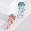 Sparkling Rhinestone Breast Pin Zinc Zinc Alloy Sea Life Pins New Jellyfish Brooches  Women