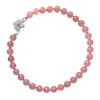 12Mm High Quality Natural High Quality Strawberry Crystal Necklace Collarbone Chain