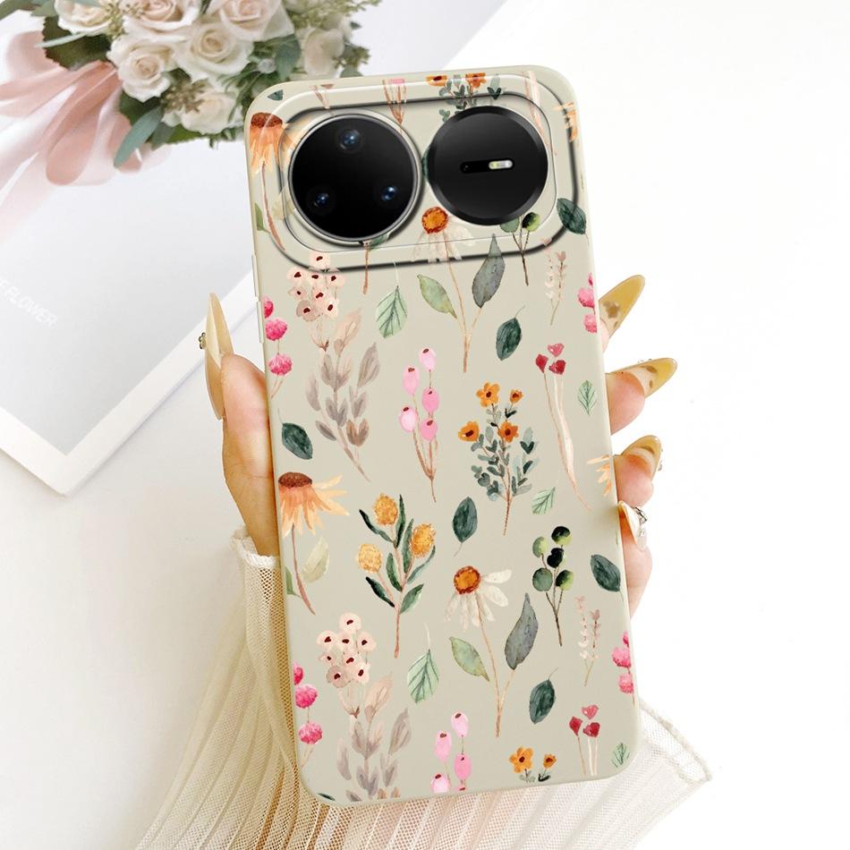 For Huawei Nova 15 Pro 15 15Ultra 2026 Cute Cat Flower Cartoon Phone Case For Huawei Nova15 15Pro Soft Silicone Covers Bumpers