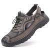 Летние сандалии Новые мужские туфли Baotou Hollow Wading Shoes с мягкой подошвой, дышащие, мужские сандалии